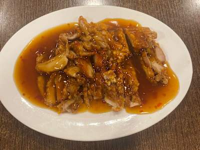 Pollo frito estilo chino