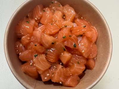 Tartar Salmón con Arroz
