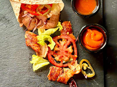 Super gyros (kebab) de cerdo (100% casera)