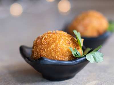 Croquetas de Espinacas y Gorgonzola / Croquettes Spinach and Gorgonzola