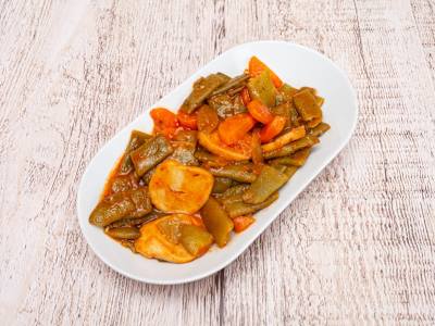 Judías Rehogadas con Patatas