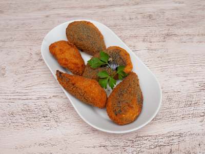 Mejillones Tigres Rellenos de Bechamel, 8 Unidades
