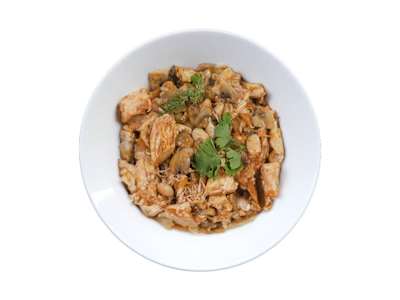 Pollo con Champiñones