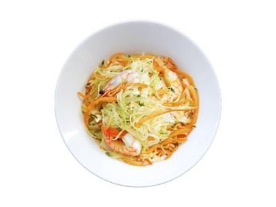 Ensalada con Gambas