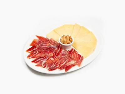 Tabla Mixta de Jamón Ibérico y Queso Manchego