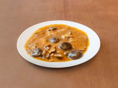 Ternera en Salsa con Níscalos Rovellons, 1 Ración