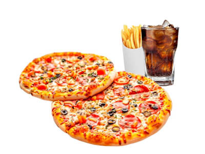 5. Oferta de Lunes a Jueves de 2 Pizzas Grande