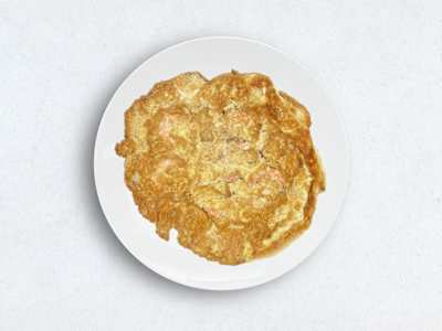 Tortilla con Gambas