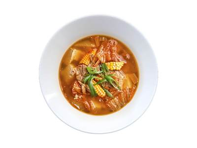 Sopa de Cangrejo con Maíz