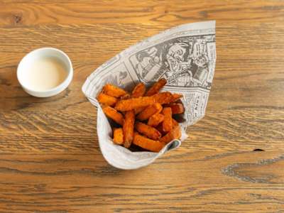 Boniato Frito con Salsa Tártara