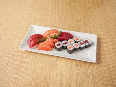 Combinado de Maguro y Shake, 18 Piezas