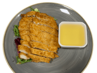 Pollo Katsu en Tempura de Panko con Salsa Limón