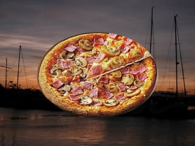 Pizza Prosciutto Funghi