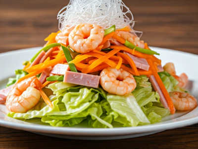 Ensalada con Gambas