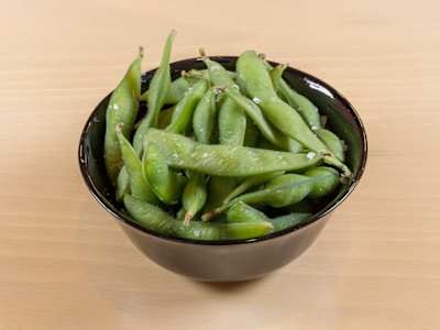 Edamame Vapor con Sal Maldón