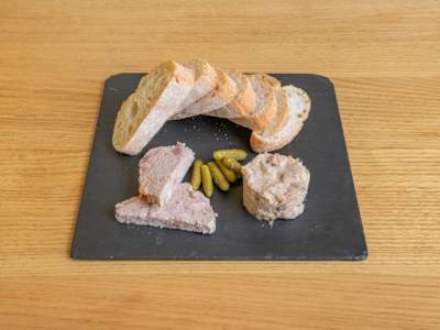 Paté de Campaña y Rilletes de Pato