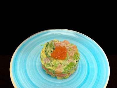 Tartar de salmón