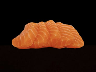 Sashimi de salmón (5p)