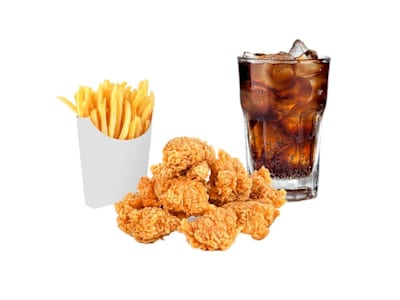 Menú Pop Corn de Pollo, 8 Unidades