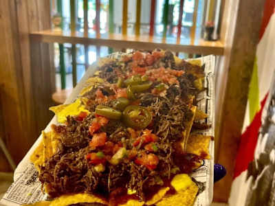Nachos de Fajita de Pollo