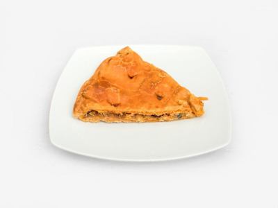 Ración Empanada Gallega Bacalao con Pasas, 200gr