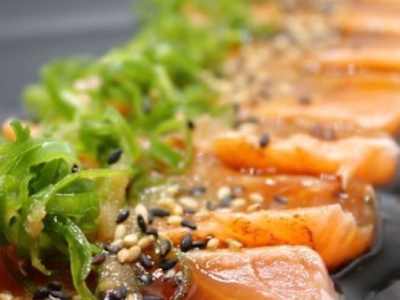Tataki salmón --9und