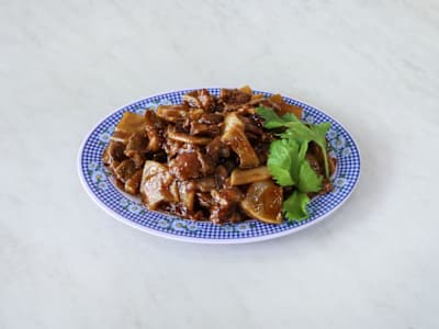 Ternera con Salsa de Ostras