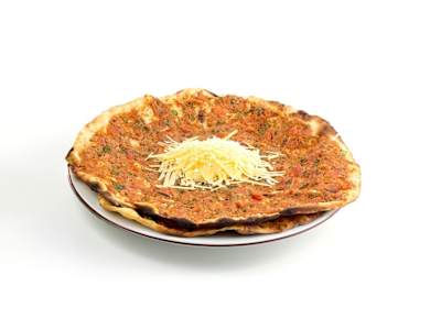 Lahmacun con Queso Ternera