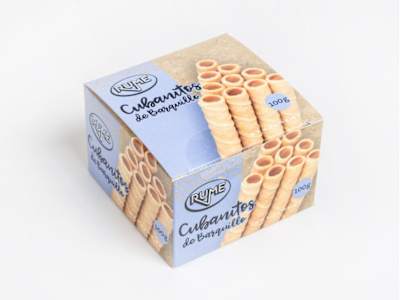 Caja de Cubanitos de Barquillo