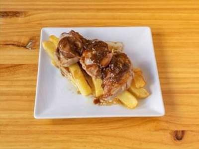 Solomillo con Salsa Whisky Macerada en Limón y Ajo - Tapa