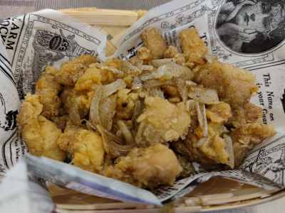 Pollo Frito Con Salsa De Sal Y Pimiento(Mediana)