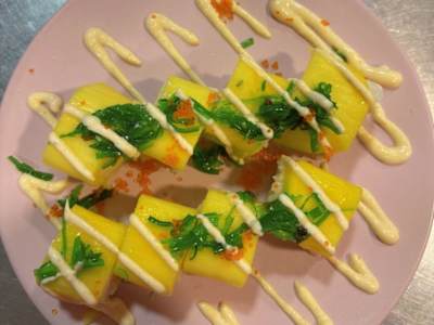 Oshi Sushi Salmón sin Alga, 8 Unidades