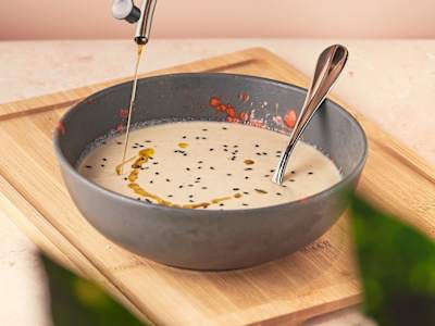 Sopa de Champiñones y Romero