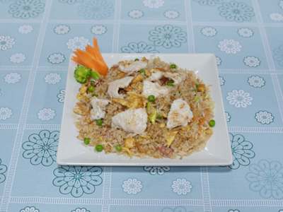 Arroz Frito con Pollo