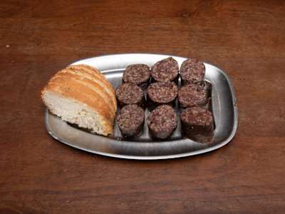 Morcilla de arroz de Burgos, Ración