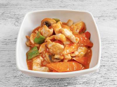 Pollo con Curry Estilo Thai