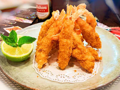 Langostinos Rebozados