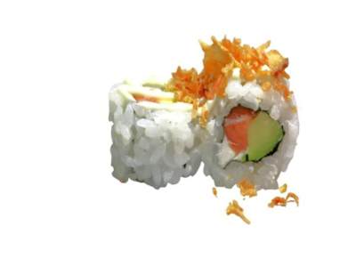 Salmón Roll con Cebolla Frita