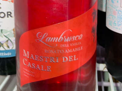 Vino Rosado Lambrusco