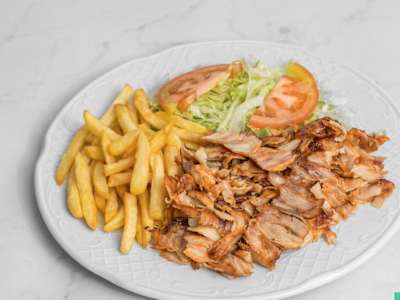 Plato Kebab con Patatas o Arroz