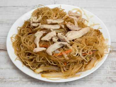 Mifen Fideos de Arroz, Frito con Pollo