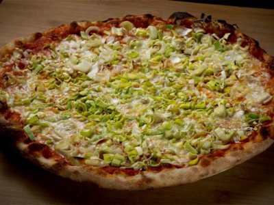Pizza Puerros