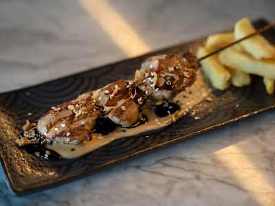 Brochetas de Pollo Teriyaki
