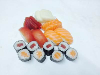 Sashimi, Nigiri y Maki, 18 Piezas