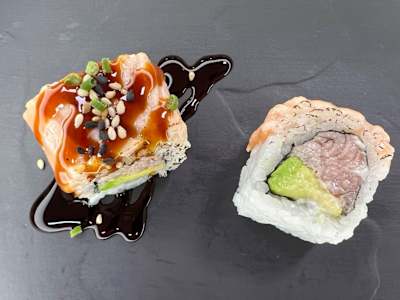 Aburi Salmón Roll, 8 Unidades