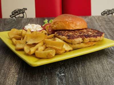 Hamburguesa Cajun Style Chicken