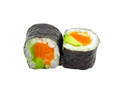 71. Hosomaki de Salmón y Aguacate, 8 Unidades