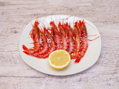 Gambas a la Plancha, Ración