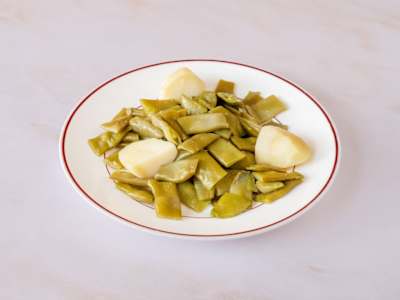 Judías con Patatas al Vapor