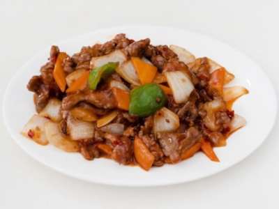 Ternera con Salsa Picante
